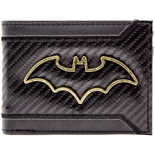 Preisvergleich Produktbild DC Batman Gold skizzieren Abzeichen Schwarz Portemonnaie Geldbörse