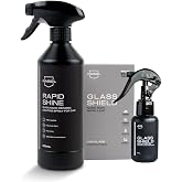 Nasiol Rapidshine + Glasshield Sprey-Avantajlı Set-Ara&ccedil; Bakım Seti-Hızlı Nano Seramik Kaplama ve Ara&ccedil; Camları i&ccedil;in Nano Yağmu