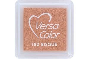 TSUKINEKO Versasmall VersaColor Tampon encreur Petit Cube 25 × 25 mm Pigment Bisque