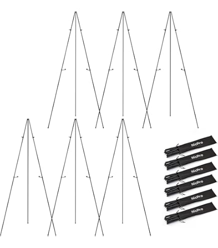 Heavy Duty Sign Stand, 5 Pcs Adjustable Poster Board Stand Double-Sided - View #3