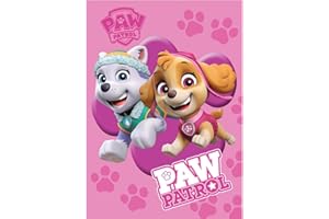 BRANDMAC Paw Patrol Fleece Blanket for Kids - Super Soft Blanket Fleece Throws 100 x 140cm - Gifts for Kids