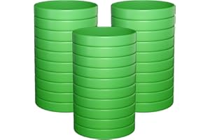 Morcheiong Blank Rubber Bracelets - 100pcs Green Silicone Wristbands for Men Women and Teens