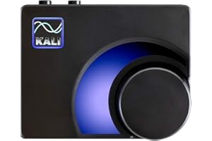 Kali Audio MV-BT Professional Monitor Controller & Ricevitore Bluetooth - Trasmettitore audio senza fili (adattatore Bluetooth, XLR / 6,3 mm Jack Stereo Output, LED Meter) nero