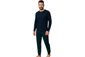 de fonseca Pigiama Uomo Invernale Caldo Cotone