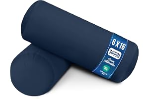 Utopia Bedding Nackrullar 15×40, 2 pack, för knä och positionering