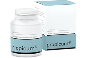 ‎PROPICUM Propicum Kapseln | Nahrungsergänzungsmittel mit Propionsäure | 500 mg Natriumpropionat | Monatspackung mit 60 Stück