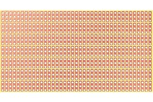 Rademacher 790-1 Lot de 25 cartes de circuit imprimé à 3 bandes - Papier dur 50 x 100 mm - Grille de 2,54 mm - 39 rangées de chaînes à points - Revêtement en cuivre d'un côté 35 µm - Platine de 1,6 mm