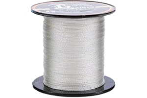 LPATTERN Hilo de Pescar Trenzado de 4 Hilos, 300m, súper Suave, de Polietileno, Hilo Trenzado de multifilamentos para Pesca en Mar,de 5,44 a 36,36kg,6 Colores