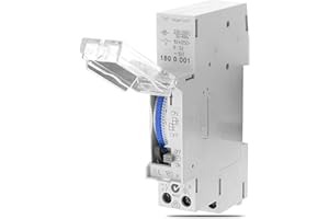 Theben 1800001 SUL 180a - Horloge programmable analogique avec programme journalier et 3 jours de réserve de marche, interrupteur horaire