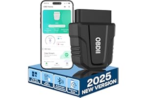 OBD2 Scanner Bluetooth 5.4 by MMOBIEL - Car Scanner for iPhone iOS & Android - Car Diagnostic Tool Wireless [2024 Version] - OBDII/EOBD Check Engine Light - Car Code Reader - Reset/Clear Error Code