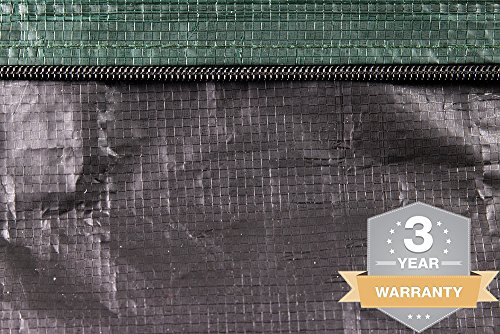 Aufbewahrungstasche für unechten Weihnachtsbaum – bestes Produkt auf Amazon – Grün – 100% Geld-zurück-Garantie – 3 Jahre Garantie - 9