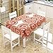 Produktbild QWEASDZX Tischdecke Polyestergewebe Tischdecke Rutschfeste Baumwolle Polyester Tischdecke Einfache Mehrzweckmode Geeignet für drinnen und draußen 140x240cm