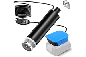 BTRUI Water Pump for Bosch Pba 18V Home and Garden Battery,500GPH Submersible/Dirty Water/Suction/Flat Water,for Pool,Garden Irrigation,Car Wash,Puddle,Camping,Cellar(No Battery)