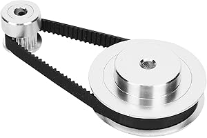 DPOFIRS Koło synchronizujące 20 zębów 60 zębów do drukarki 3D, zestaw kół zębatych do synchronizacji krokowej do paska zębatego 6 mm, odpowiedni do wiertarek do frezarek