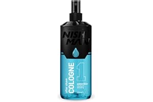 ‎NISHMAN NISHMAN Aftershave Cologne 01 - Antarctica 400ml – Erfrischende Sprüh-Lotion für Herren – Duft von Zitrusfrüchten, Grapefruit, Mandarine, Meerwasser – Herren Kölnisch Wasser