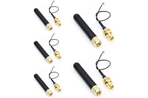 APKLVSR 868-915 MHz U.FL IPEX a SMA Conector Lora Antena 3 dBi 50Ω para Lora Board Lora II WiFi Lora32 (5 Piezas)