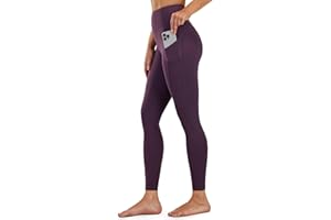PERSIT Gym Leggings for Women with Pockets 25''/28'' - High Waisted Buttery Soft Womens Yoga Pants Workout Sports Running Activewear Leggings