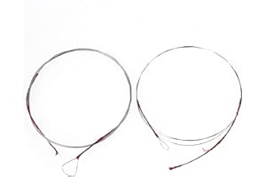 BQLZR plata chino tradicional instrumentos musicales Erhu interior y bolsillo exterior cuerdas chino violín Cuerdas Pack de 2