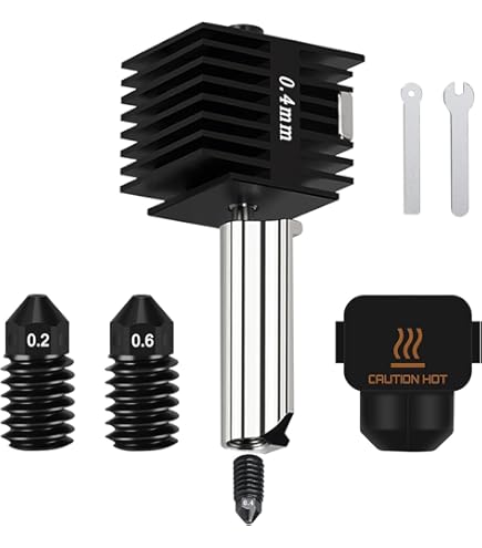 Bambu Lab Hotend Mit 0,4 Mm Düse – Für X1 & P1 Serie 3D-Drucker (P1S, P1P, X1C)