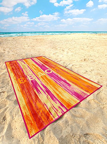 Strandtuch „Brushed orange“ 80x160cm - 2