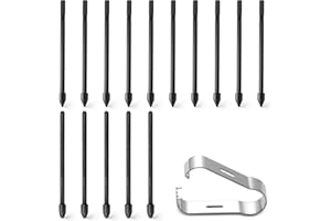 XIFLLIFE Pen Tips Replacement for Kindle Scribe Pen 15PCS, Nibs Compatible with Remarkable 1/2 Plus Digital 4096 Levels with Folder(No Worn Out 5 Felt Nibs and 10 Hard Tips)