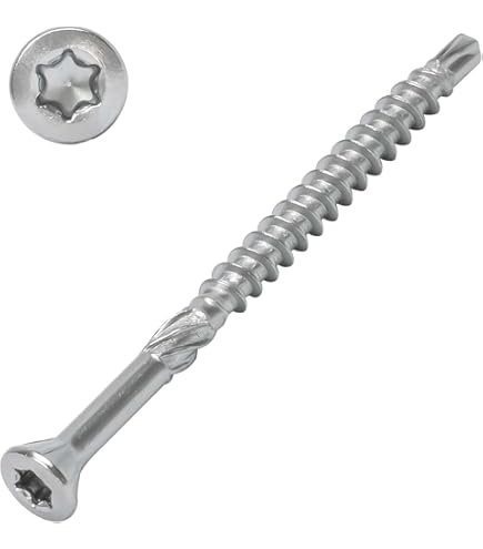 Dielenschrauben Edelstahl A2 3,2x50mm TX10 - 200 Stück Packung