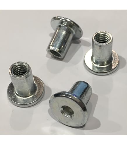 M8 Sleeve Nuts Hexagon Socket Flat Head Plated Nuts In Various - Foto 5