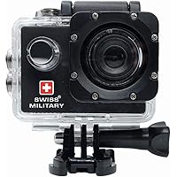 Swiss Military CAM1 Wanderer Water-Proof Digital Action Camera (Black)