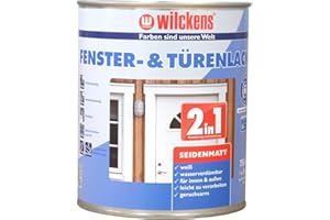 Wilckens 2in1 Fenster- & Türenlack seidenmatt, 750 ml, Weiß