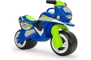 Moto Porteur Enfant 18 Mois à 3 Ans sans Pédales Bebe - Tundra Tornado Stable + Ergonomique Moto Draisiènne 2 Ans Roues Larges + Transport Facile + Style Course | INJUSA