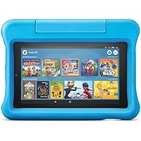 Fire 7 Kids Edition-Tablet, 7-Zoll-Display, 16 GB, blaue kindgerechte Hülle