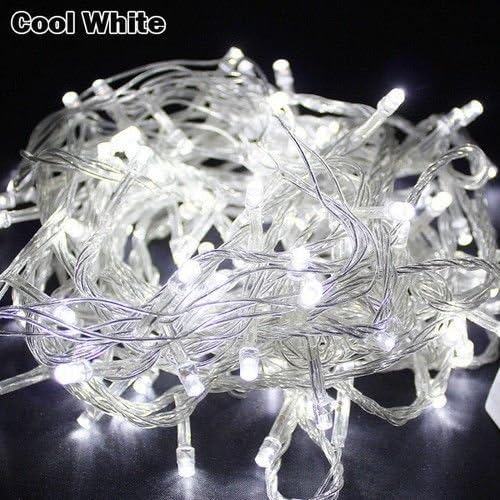 Vollter™20M 200 LED String Fairy Lights LED Strip with UK 220V Plug for Christmas Tree Light Cool White