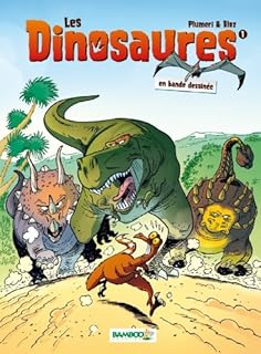jaquette livre Les Dinosaures en BD T1