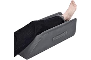 TANYOO Venenkissen Memory Schaum Beinkissen Kniekissen zum Beine hochlagern, Lagerungskissen für die Verbesserung der Schlaf, Schwanger, nach der Operationen Heimgebrauch (Dunkelgrau)