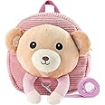 Baby Safety Backpack with Anti-Lost Leash Toddler Harness Mini Cute Cartoon Animal Travel Bag with Safety Tether Kids Backpacks with Safety Harness Reins for Child Boys Girls, One Size