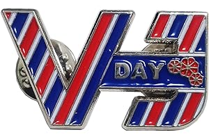 LEVVIYE 2025 VJ Day 80th Anniversary Lapel Pin Badge Brooch Victory over Japan Day 80 Years Decorations Veteran Gifts Memorabilia
