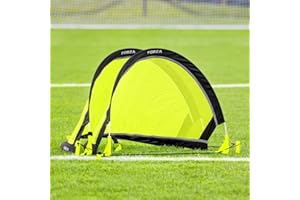 FORZA Flash Pop-Up Football Goals [2.5ft, 4ft or 6ft] - Portable Goal Posts for Shooting Practice - Pop-Up in Minutes | Single or Pair of Goals