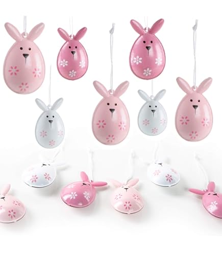 Paasdecorate met 2 x e en 1x paashaas n het zwart