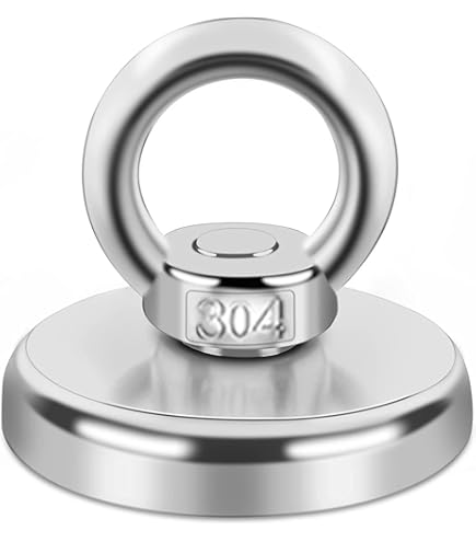 Magnetastico - Magnete Con Moschettone Super Potente Da 22kg | Perfetto Per Esterni, Lavoro E Casa