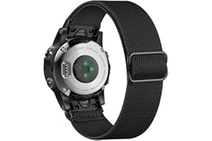 TUCOMO Elastyczny nylonowy pasek kompatybilny z Garmin Fenix 7S / Fenix 6S / Fenix 5S / Descent Mk2S, Quick Fit 20 mm Loop rozciągliwy pasek zamienny do Garmin epix Pro 42 mm, dla mężczyzn i kobiet