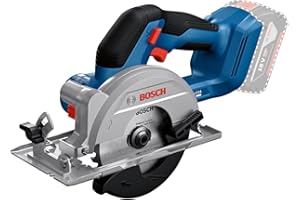 Bosch Professional 18V System Scie circulaire Sans-Fil GKS 18V-51 (moteur sans charbon, 1 lame de scie (140 mm), butée longitudinale, sans batterie/chargeur)