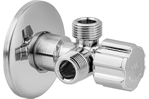 BINOA VA Albertoni Válvula de doble ángulo DN 15-1/2 con dos salidas 3/8 D441094