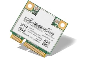 氷面鏡 WiFi Card for Laptop, Dual Band 2.4G/5Ghz 300M Network Card Support 802.11N WLAN Card & Bluetooth 4.0 Mini PCI-E Wireless Card Combo