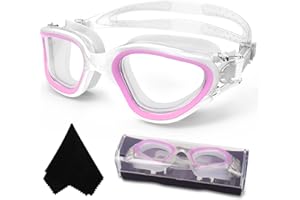 Winline Occhialini da Nuoto Polarizzati, Anti-appannamento Anti-perdite con Protezione UV Visione chiara Facile da regolare Con Ponte Nasale Morbido per Uomo Donna Adulti e Adolescenti