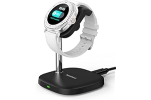 ‎SWANSCOUT SwanScout Podstawka Ładowarka dla Samsung Watch, Szybkie Ładowanie dla Samsung Galaxy Watch Ultra(2025)/8/8 Classic/7/Ultra/6/6 Classic/5/5 Pro/4/3/Active 2, SwanScout 505S (Czarny)