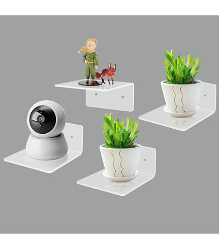 2 Mensole Da Parete In Metallo Bianco - 17x15x8 Cm, Per Bagno, Cucina, Ufficio - Foto 5