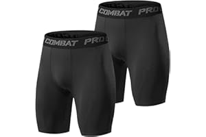 Towintec Pantaloncini a Compressione da Uomo Palestra Collant Sportivi da Corsa Intimo Allenamento Atletico Running Spandex Strato di Base Breve per Ciclista Basket Pallavolo Corsa