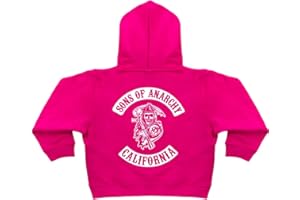 DPX-1 Bébé Filles/Enfants Sons of Anarchy Capuche (6 Mois - 6 Ans) Redwood Original Jax Teller Samcro