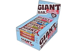 CR SNACKING Giant Bars Flapjack Mix Berry (Pack of 20) - Vegetarian Oat Bars, Snack Bars, Flapjack Bars UK | Flapjacks Bulk Flapjacks Multipack | Healthy Snack Bars & Fruit Bars | Snack Bars Bulk Protein Snacks