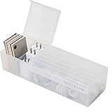 Amazon Brand - Umi Data Cable Organizer Box Charge Cable Management 7 Compartments Storage Box for USB Cord Sorter, Cards, Pa